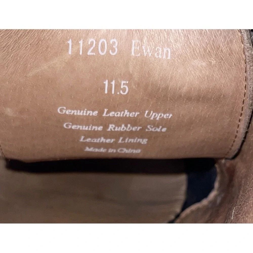 Gordon Rush Men's Oxford Dress Shoes Sz 11.5 Brown Leather Ewan 11203 Heel Wear